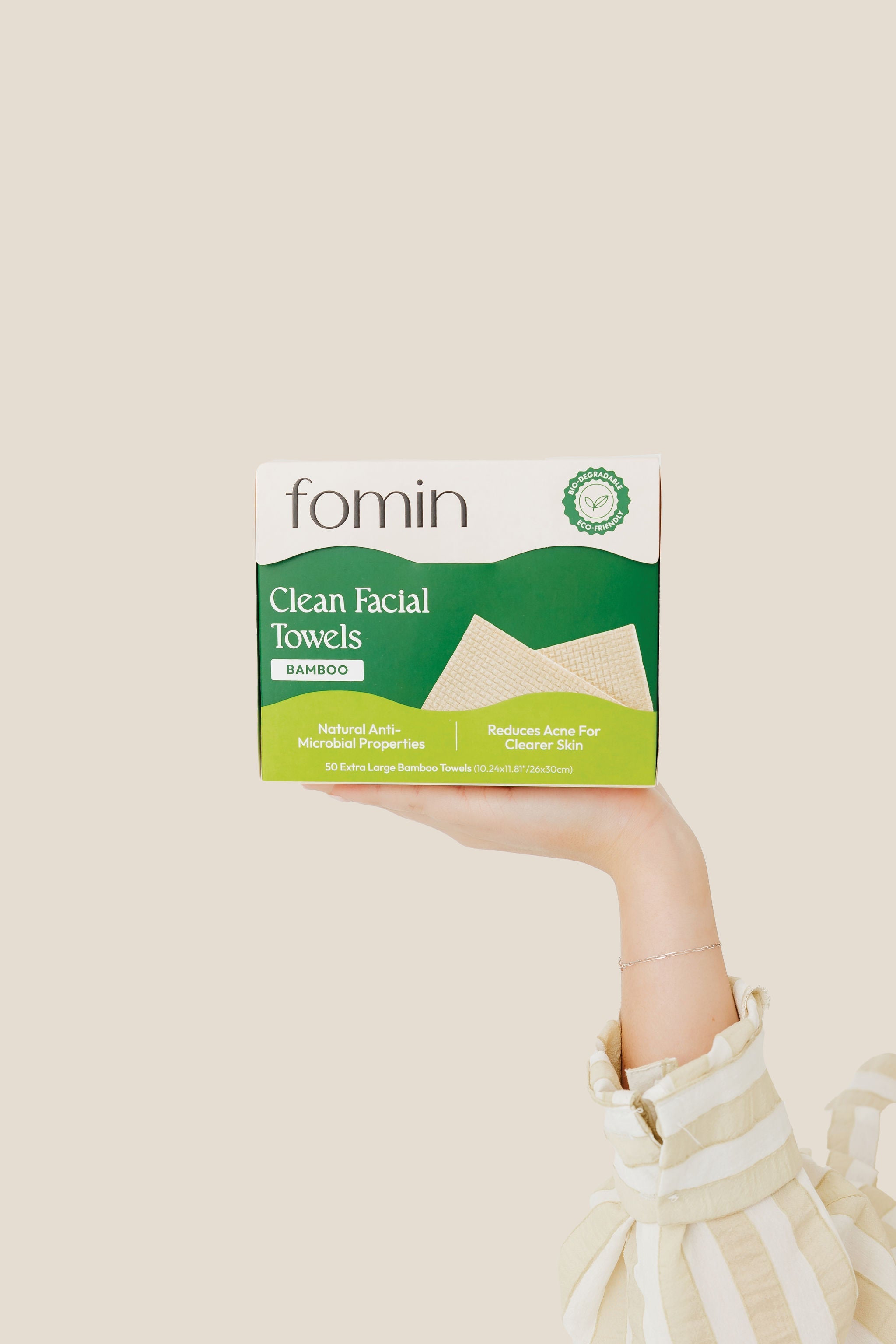 Disposable Face Towels 50 count Revived Skin Clinc